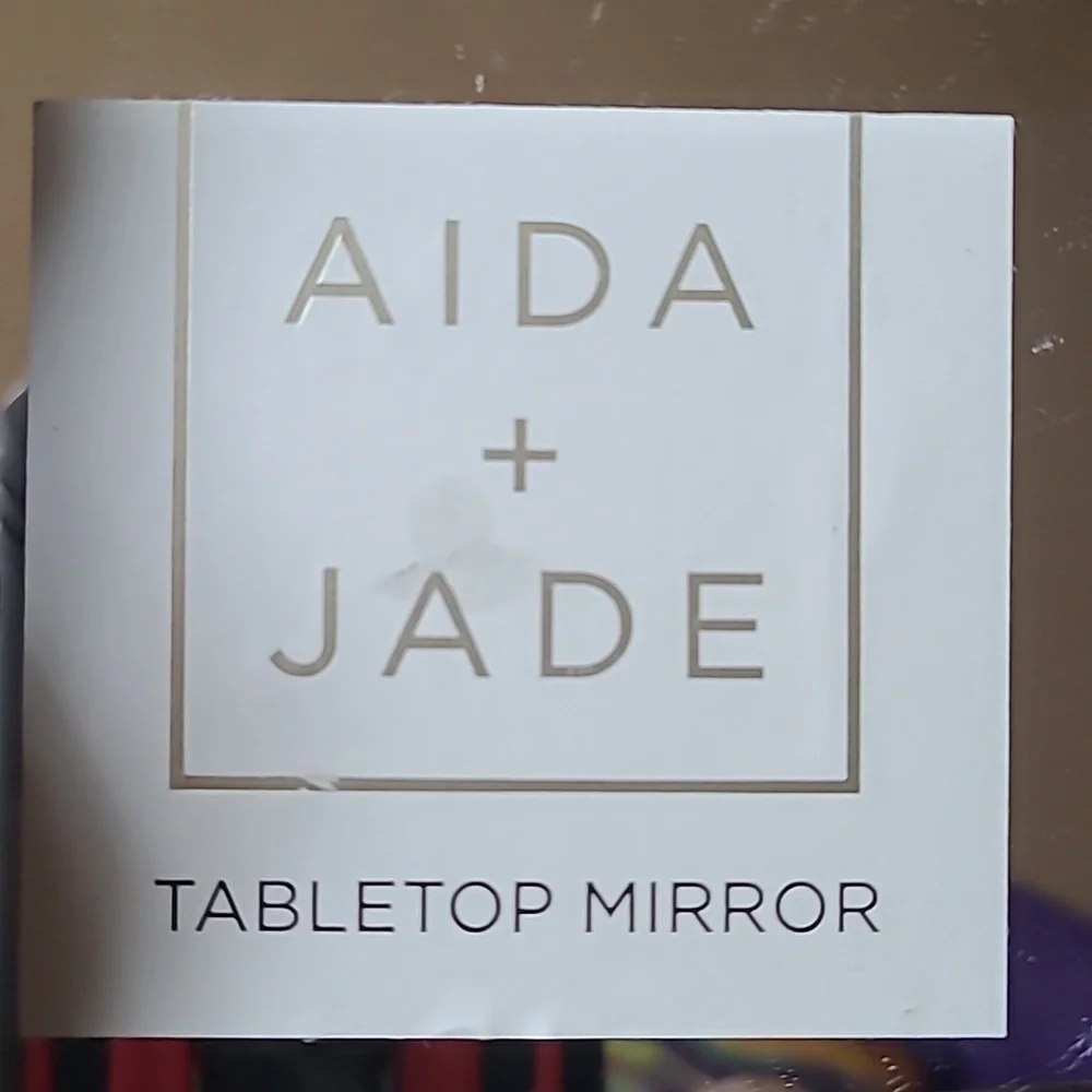 Aida + Jade Tabletop Mirror